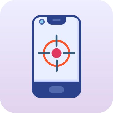 cep telefonu simgesi, vektör illüstrasyon tasarımı