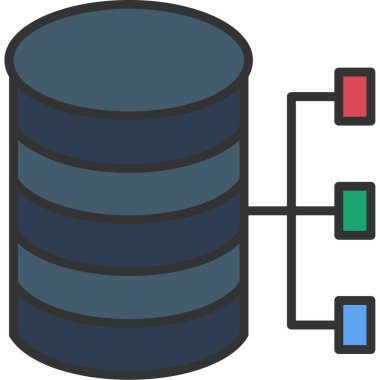 veritabanı veri sunucusu simgesi
