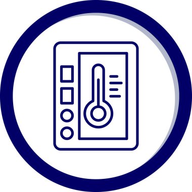 Moda tarzı izole edilmiş arka planda klima simgesi