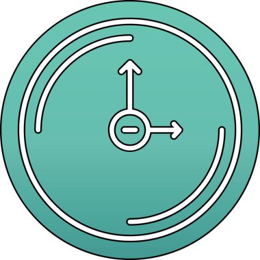 Eşsiz Hedef Vektör Satır Simgesi