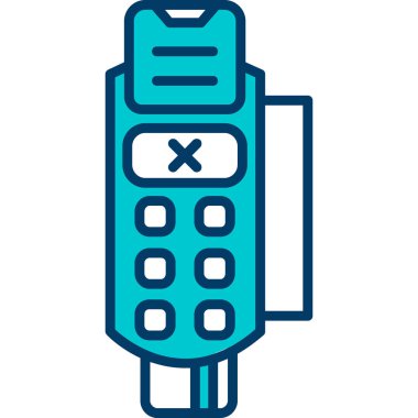 Telefon simgesi vektör illüstrasyonu