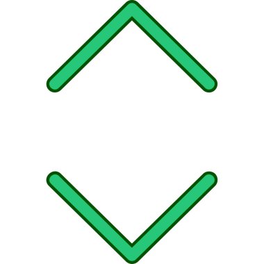 ok simgesi vektör illüstrasyonu