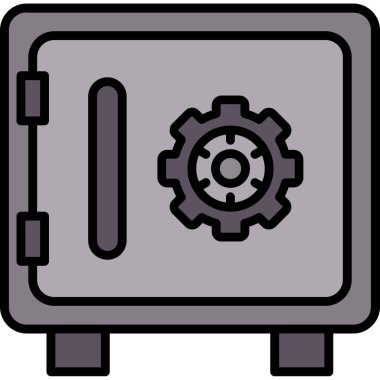 Bilgisayar simgesi. Web için basit elektronik aygıt vektör simgeleri çizimi