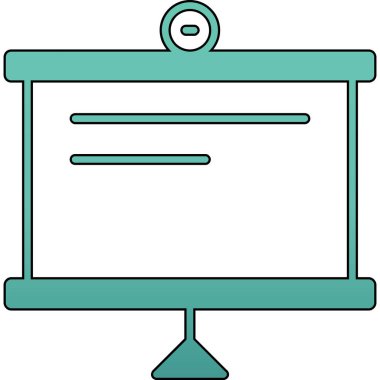 tahta simgesi. Web tasarımı