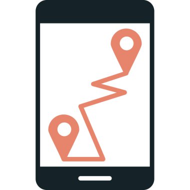 Yer düz renkli simge