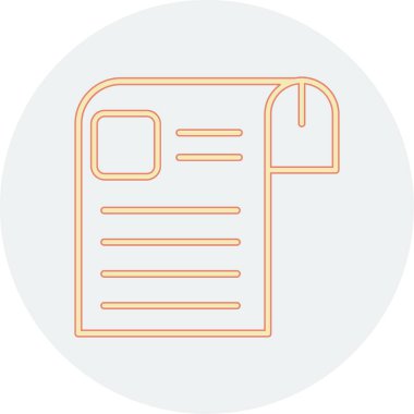 Modern simgenin vektör illüstrasyonu