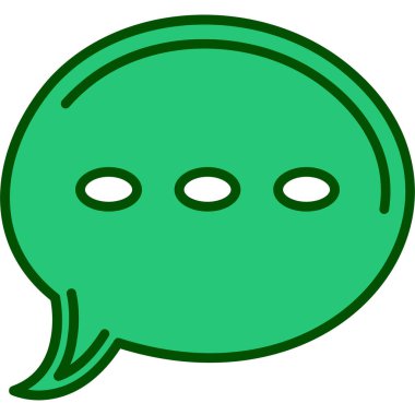 konuşma balonu ikonu vektör illüstrasyon tasarımı