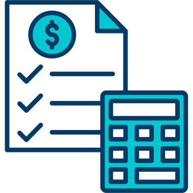 Hesap makinesi. Web simgesi basit tasarım