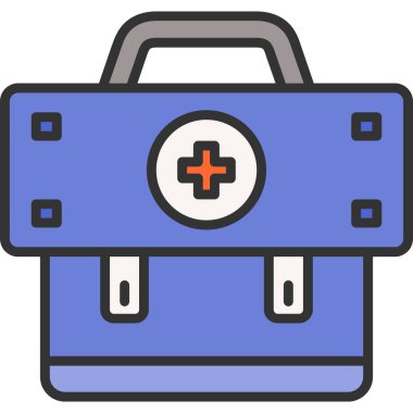 yardım kiti sağlık ikonu