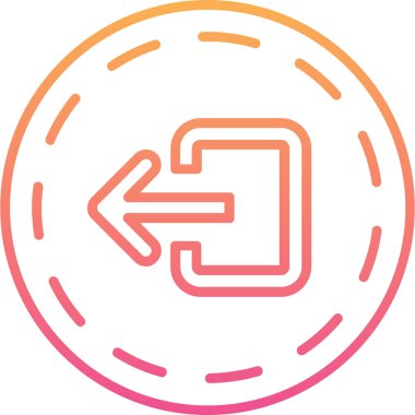 Tek bir simgenin vektör illüstrasyonu