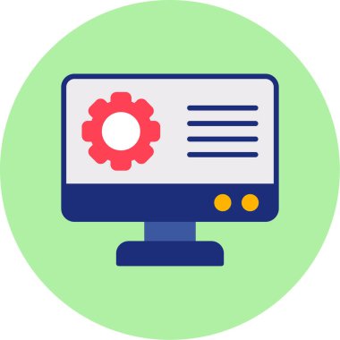 Ağ. Web simgesi vektör illüstrasyonu