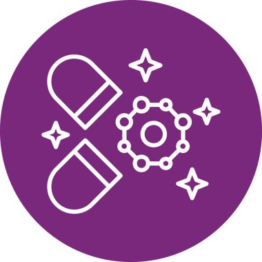 Modern b 'nin vektör illüstrasyonu hapların ikonundan yoksun