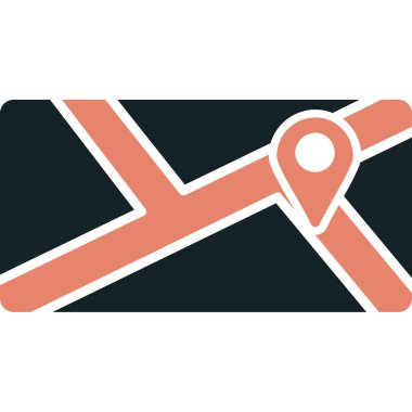 Harita işaretleyici vektör simgesi