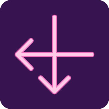 Oklar simgesi soyut arkaplanda izole edildi