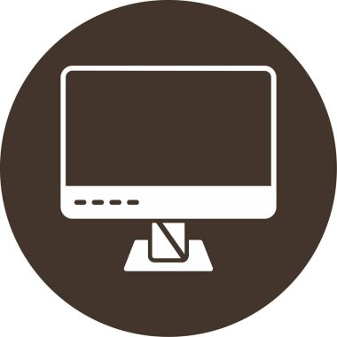 Dizüstü bilgisayar ve web simgesinin vektör çizimi