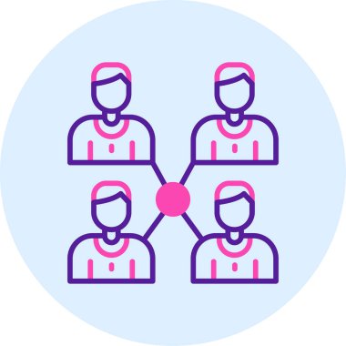 şebeke. Web simgesi basit illüstrasyon