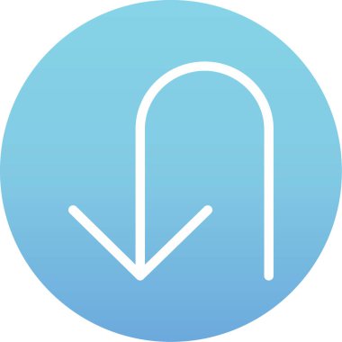 ok simgesi vektör illüstrasyonu