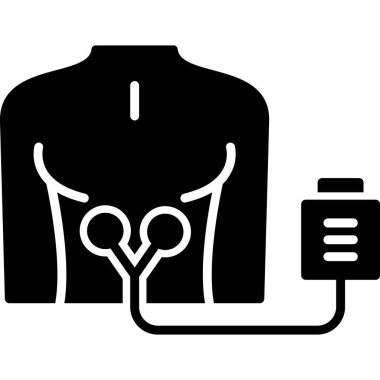Elektrikli araba ikonu. Web için basit elektrikli araba vektör simgeleri çizimi