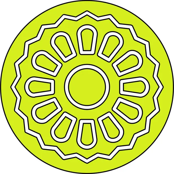 Moda tarzında izole edilmiş güneş simgesi