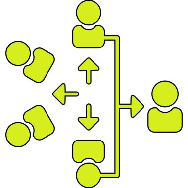 seo ve pazarlama simgesinin vektör illüstrasyonu