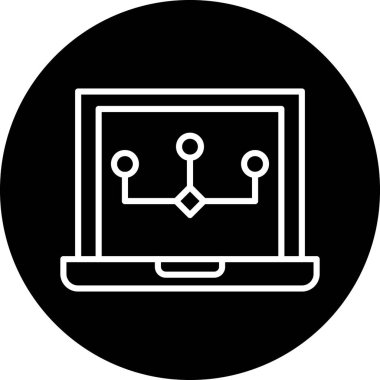 Seo simgesinin vektör illüstrasyonu