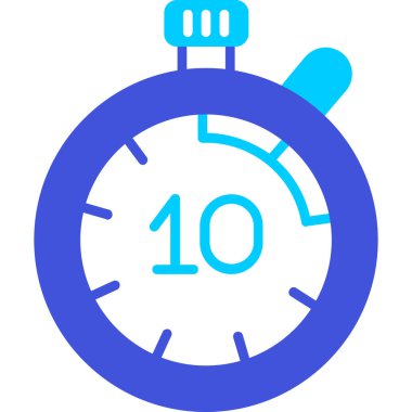 Saat simgesi. Basit resimleme