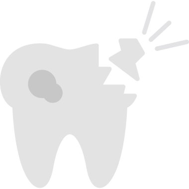 Kırık ikonlu diş.