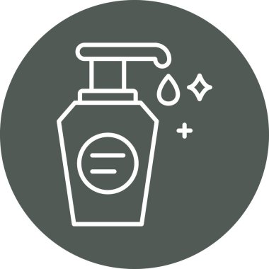 Bir sabun şişesinin vektör çizimi