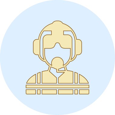 Moda Biçimli Avatar Simgesi İzole Arkaplan