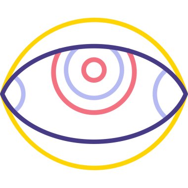 renk vektör simgesi. Basit tasarım