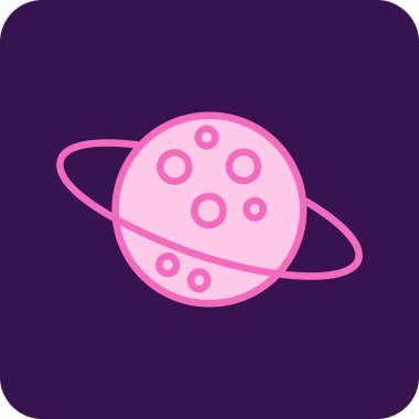 Uzay simgesi vektör illüstrasyonu