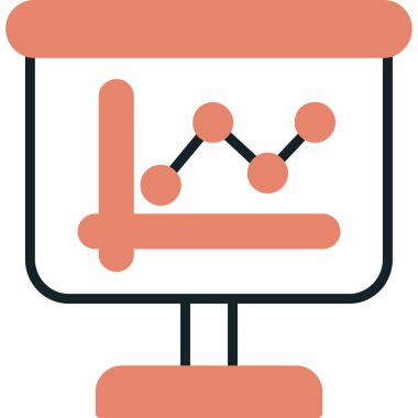 Çizelge. Web simgesi basit illüstrasyon