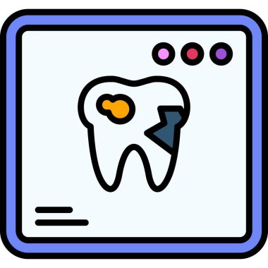 dişçi kliniği diş simgesi