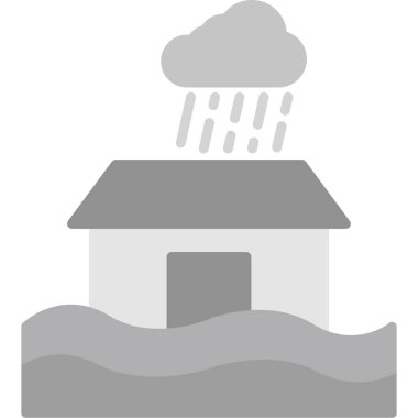 Ev. Web simgesi basit illüstrasyon