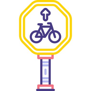 Bisiklet. Web simgesi basit illüstrasyon