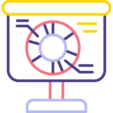 Hayran. Web simgesi basit illüstrasyon