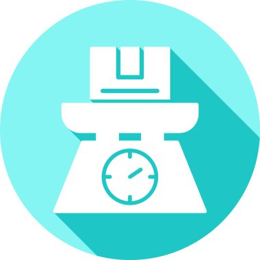 Alarm saat vektör simgesi düz biçimli