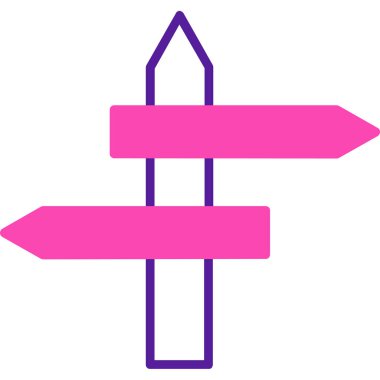 Ok. Web simgesi basit illüstrasyon