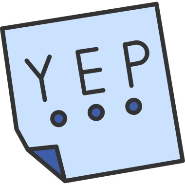 Tamam harf simgesi vektör illüstrasyonu