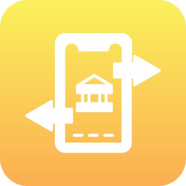 Modern yapı simgesinin vektör illüstrasyonu