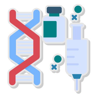 Tıbbi test tüpleri simgesi