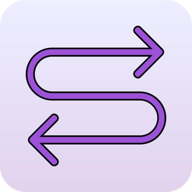 ok simgesi beyaz arkaplanda izole edildi