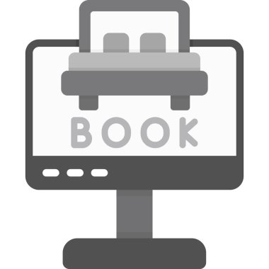 Kitap. Web simgesi basit illüstrasyon