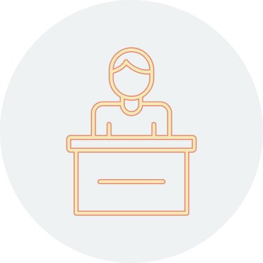 Adam dizüstü bilgisayarla çalışıyor, vektör illüstrasyonu