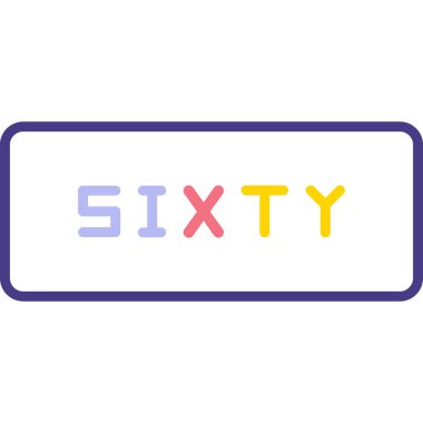 Tek satır modern simge düğmesinin vektör illüstrasyonu