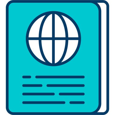 Küresel simge vektör illüstrasyonu