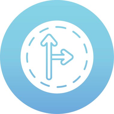 ok simgesi vektör illüstrasyonu