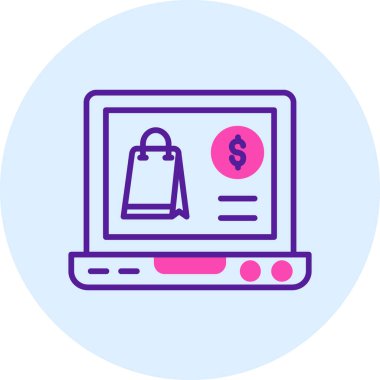 ecommerce İnternet alışveriş simgesi