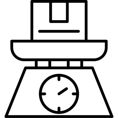 Saat simgesi vektör illüstrasyonu