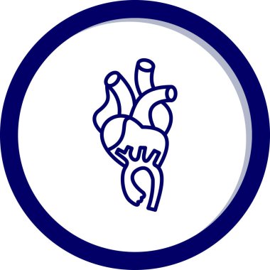 vektör kalp illüstrasyonu